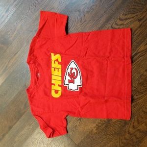 Boys Kansas City Chiefs T-shirt size large